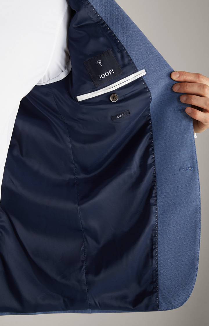 Joop Baukasten-Sakko Herby In Blau Strukturiert