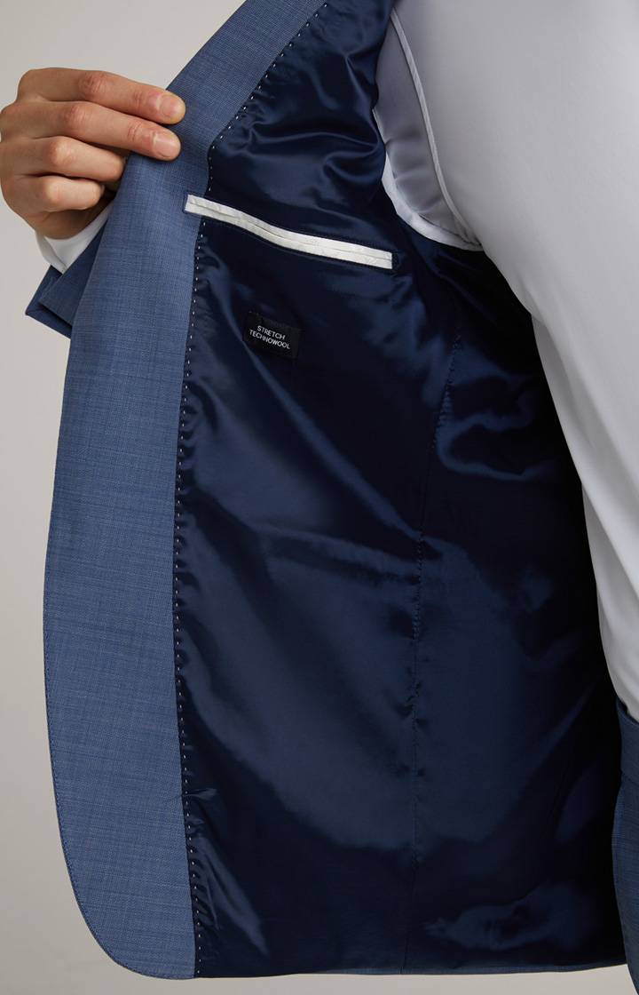 Joop Baukasten-Sakko Herby In Blau Strukturiert