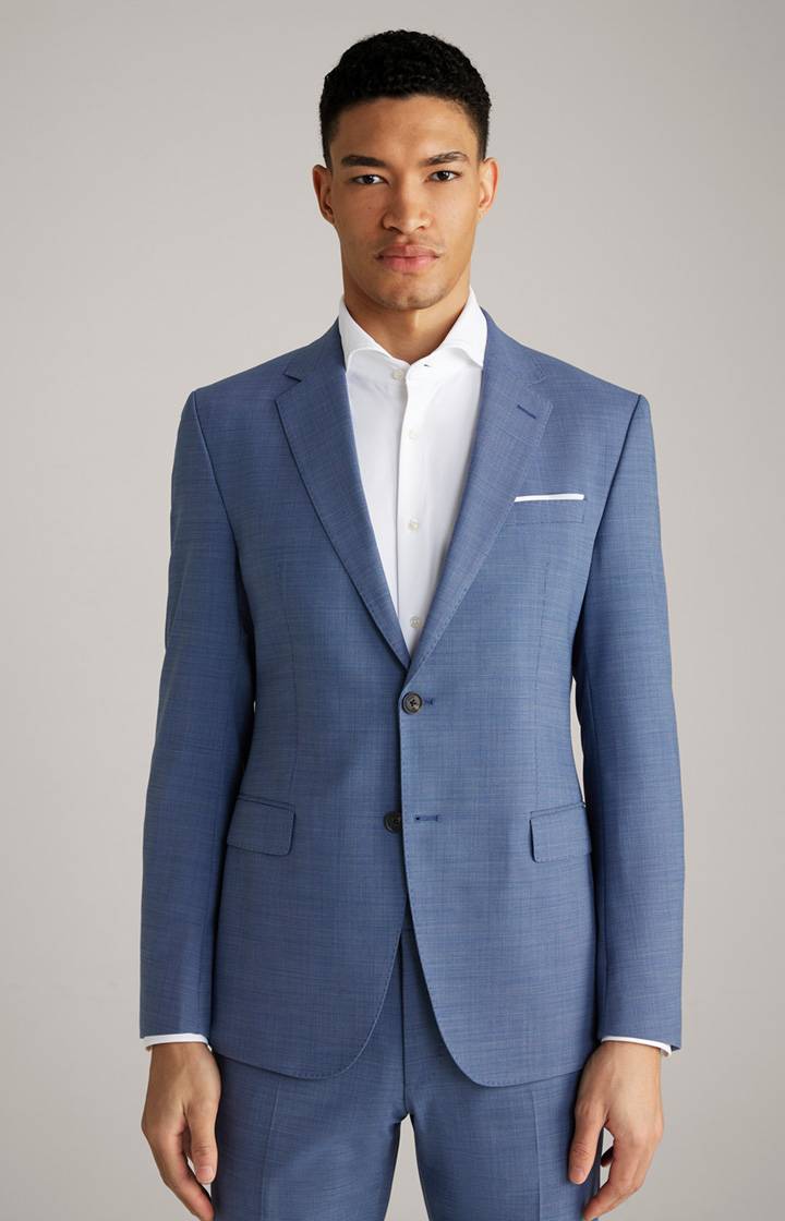 Joop Baukasten-Sakko Herby in Blau strukturiert