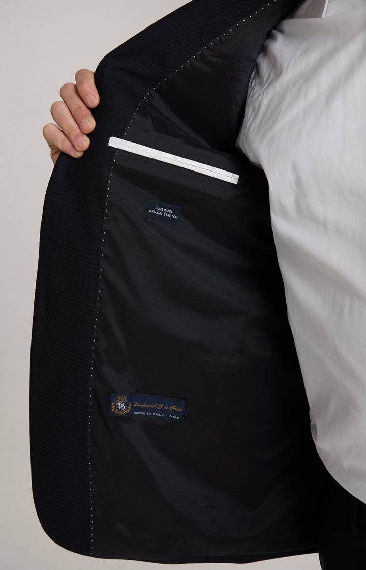 Joop Baukasten-Sakko Herby In Navy Kariert