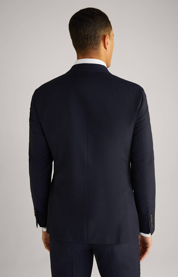 Joop Baukasten-Sakko Herby In Navy Strukturiert