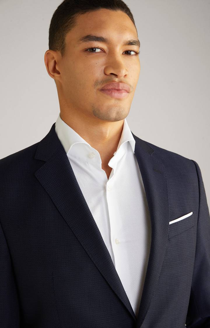 Joop Baukasten-Sakko Herby In Navy Strukturiert