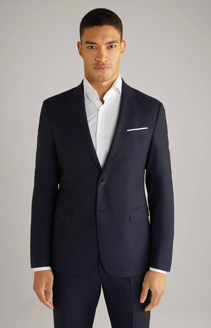Joop Baukasten-Sakko Herby in Navy strukturiert