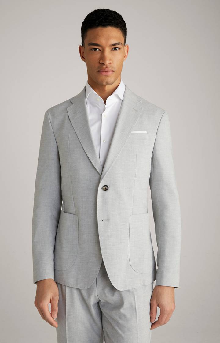 Joop Baukasten-Sakko Hoverest in Hellgrau meliert