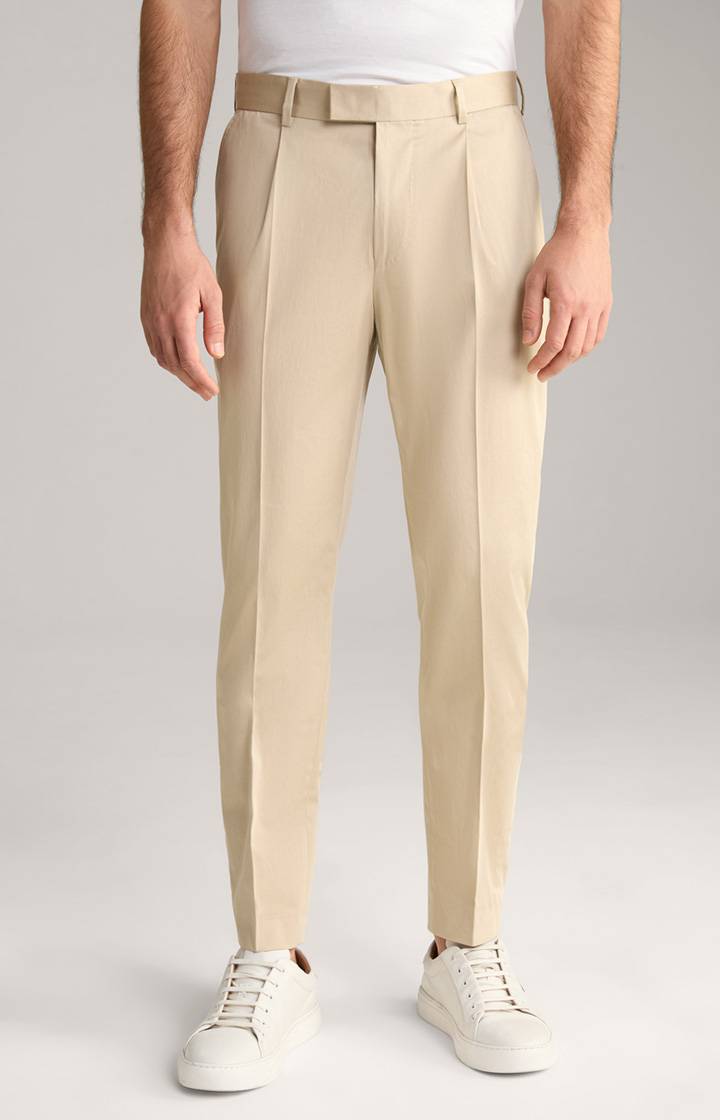 Joop Baumwoll-Baukasten-Hose Bennet in Beige