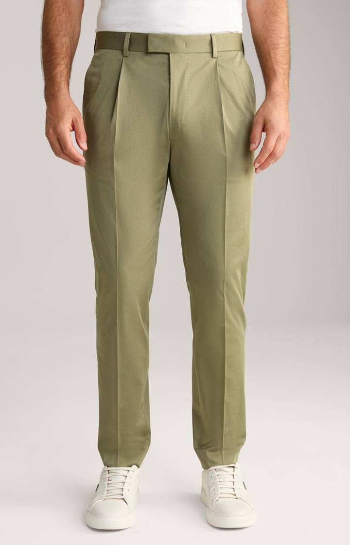 Joop Baumwoll-Baukasten-Hose Bennet in Oliv