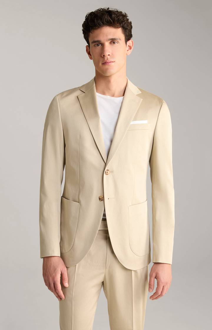 Joop Baumwoll-Baukasten-Sakko Dash in Beige