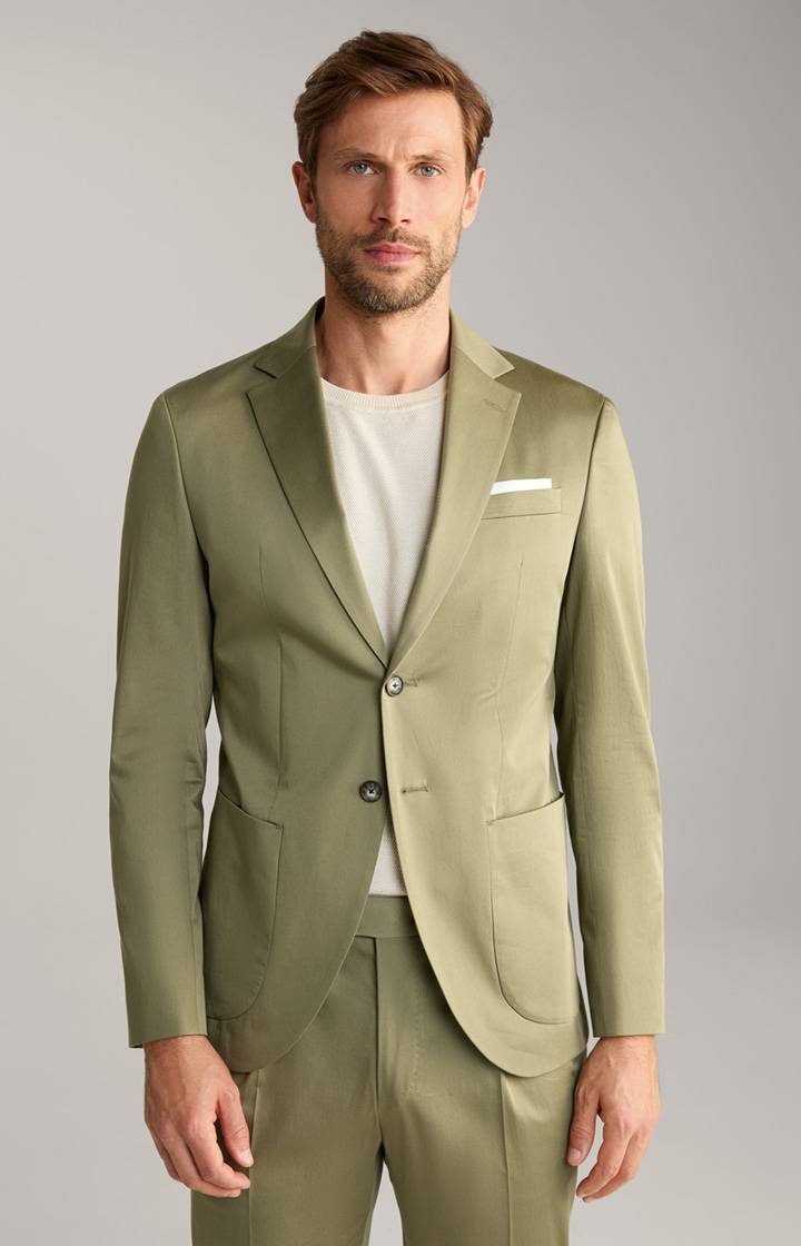 Joop Baumwoll-Baukasten-Sakko Dash in Oliv