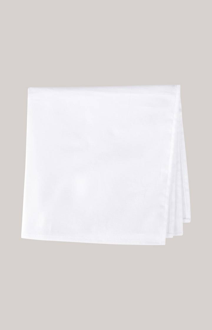 Joop Baumwoll-Einstecktuch in Weiß