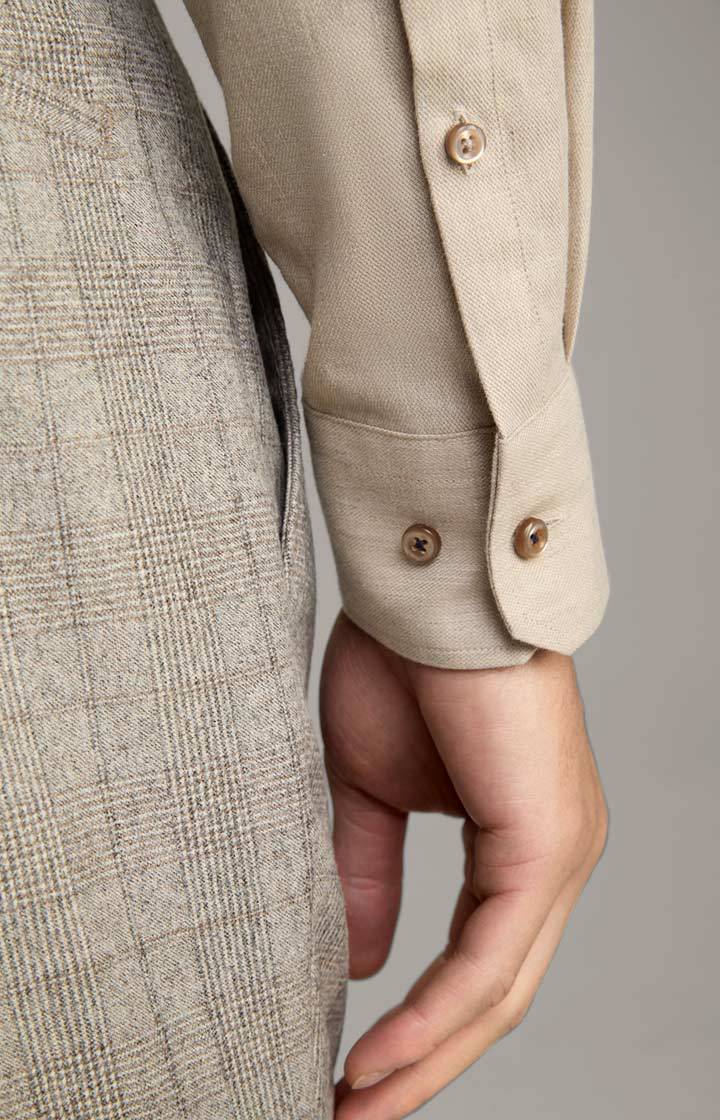 Joop Baumwoll-Hemd Pai In Beige