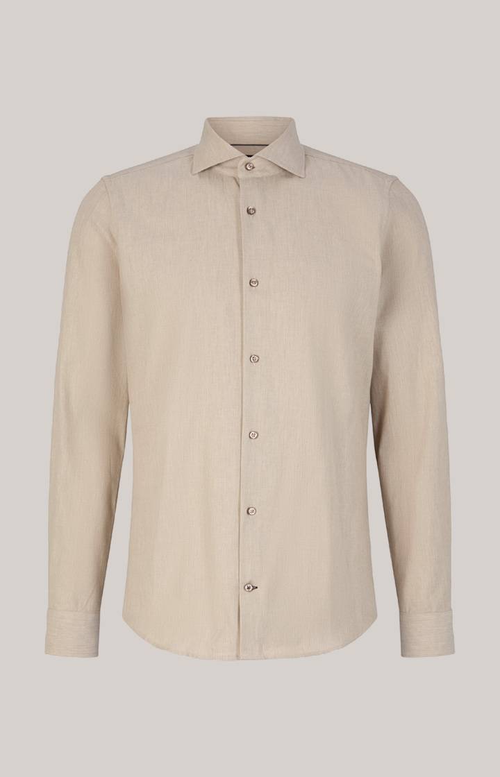 Joop Baumwoll-Hemd Pai In Beige