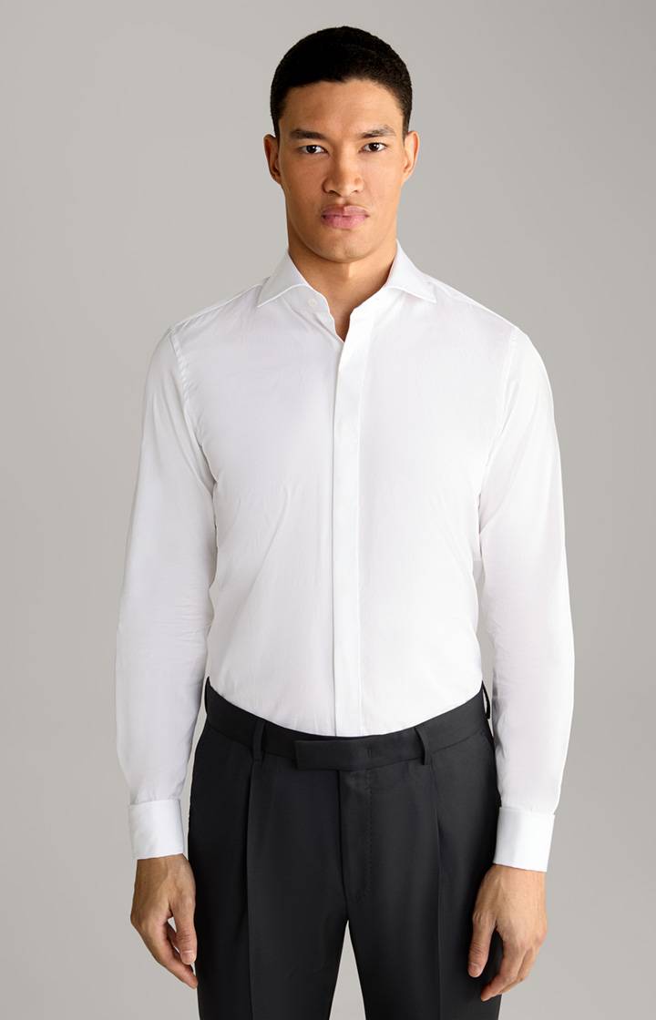 Joop Baumwoll-Hemd Pano in Weiß