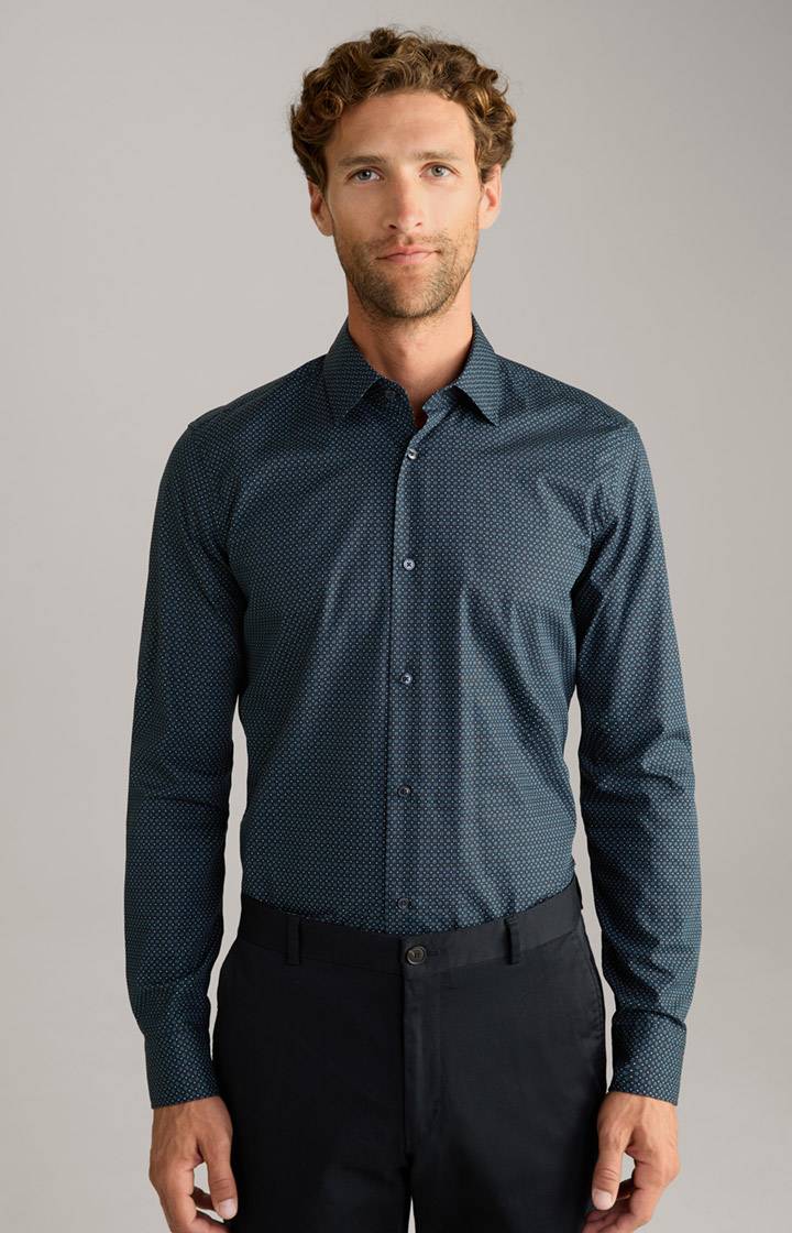Joop Baumwoll-Hemd Pit in Navy
