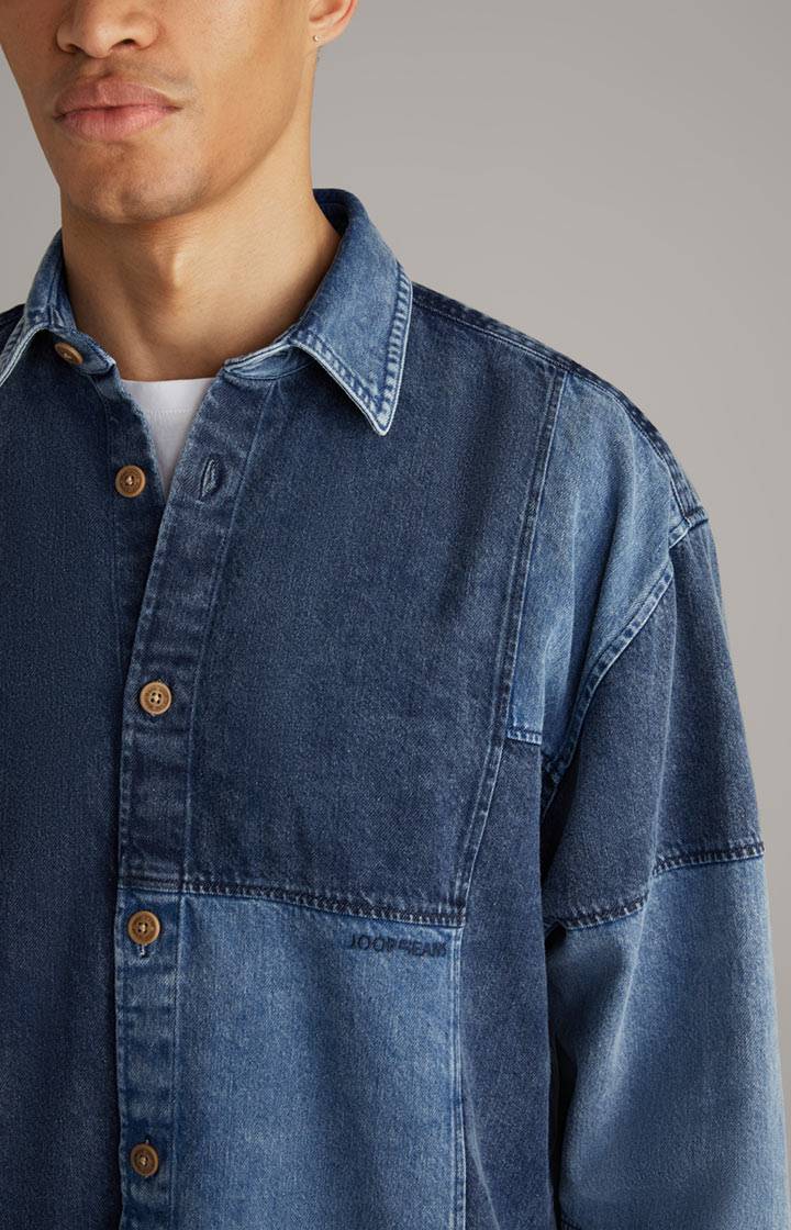 Joop Baumwoll-Jeanshemd Hermen In Blau