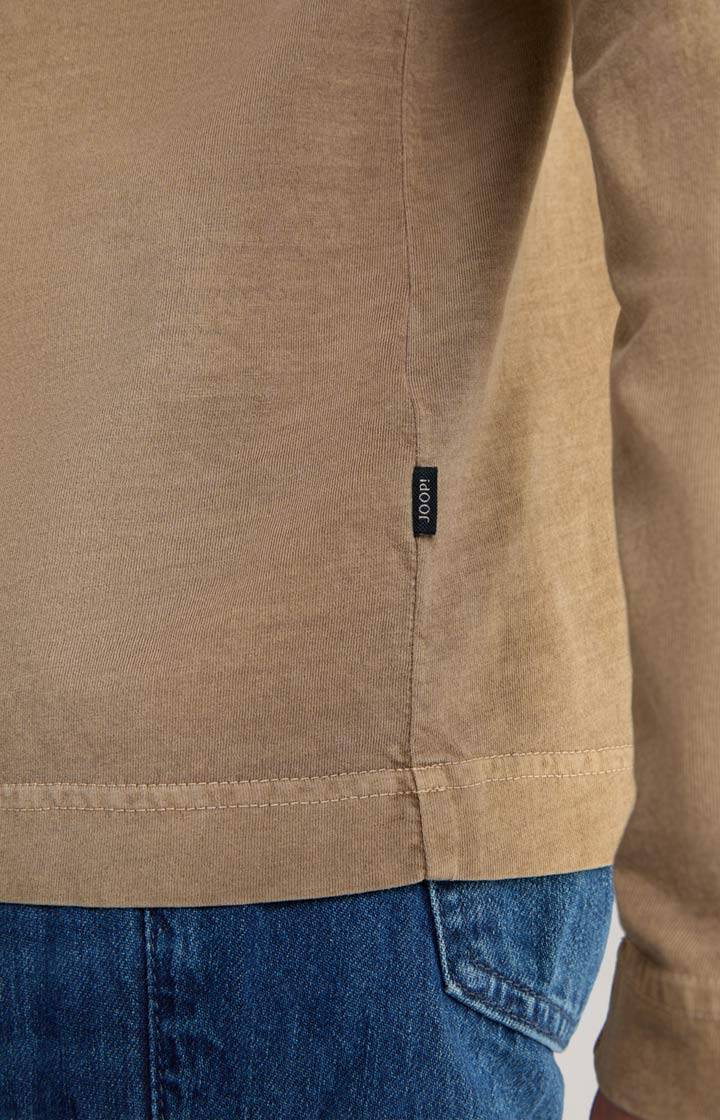 Joop Baumwoll-Langarmshirt Carlito In Hellbraun