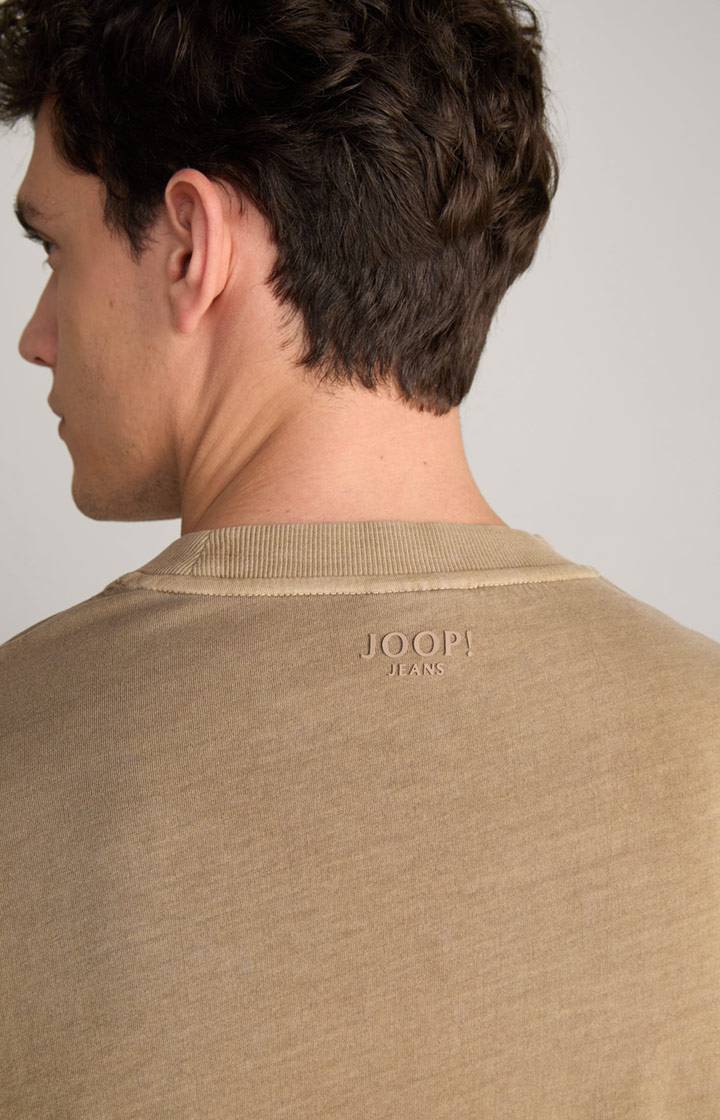 Joop Baumwoll-Langarmshirt Carlito In Hellbraun