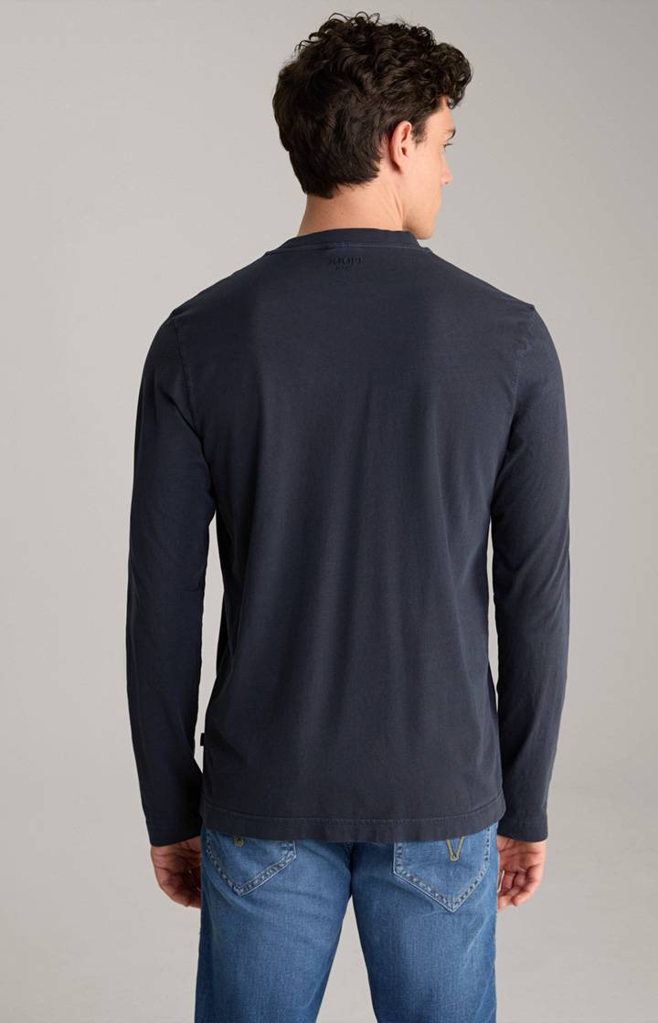 Joop Baumwoll-Langarmshirt Carlito In Navy