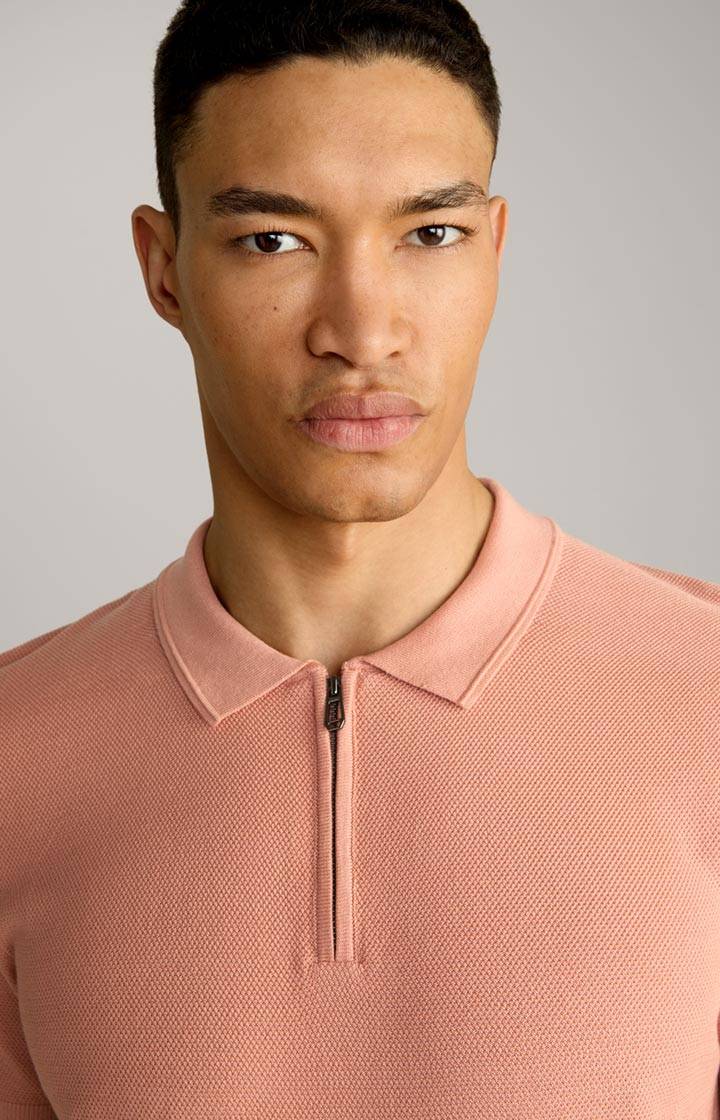 Joop Baumwoll-Poloshirt Vancro In Apricot