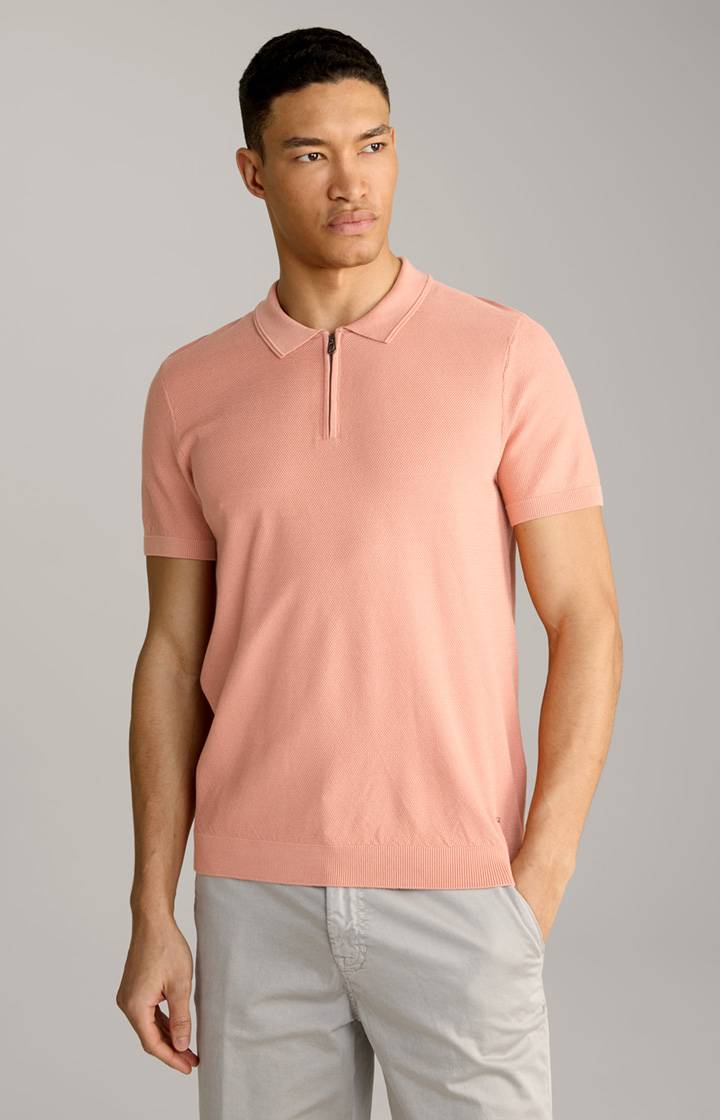 Joop Baumwoll-Poloshirt Vancro in Apricot