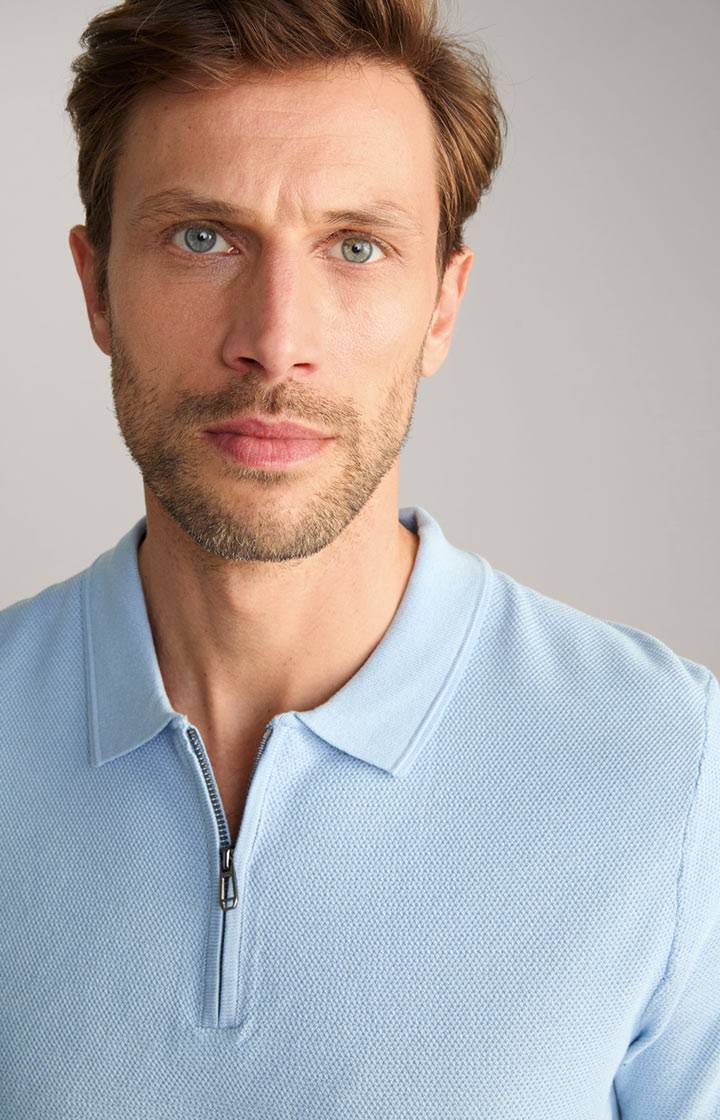 Joop Baumwoll-Poloshirt Vancro In Hellblau