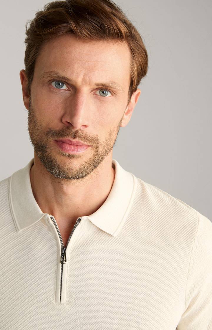 Joop Baumwoll-Poloshirt Vancro In Natural