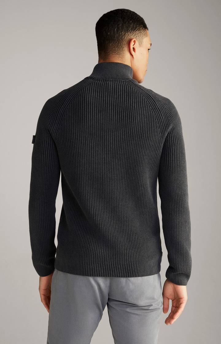 Joop Baumwoll-Pullover Henricus In Schwarz-Grau