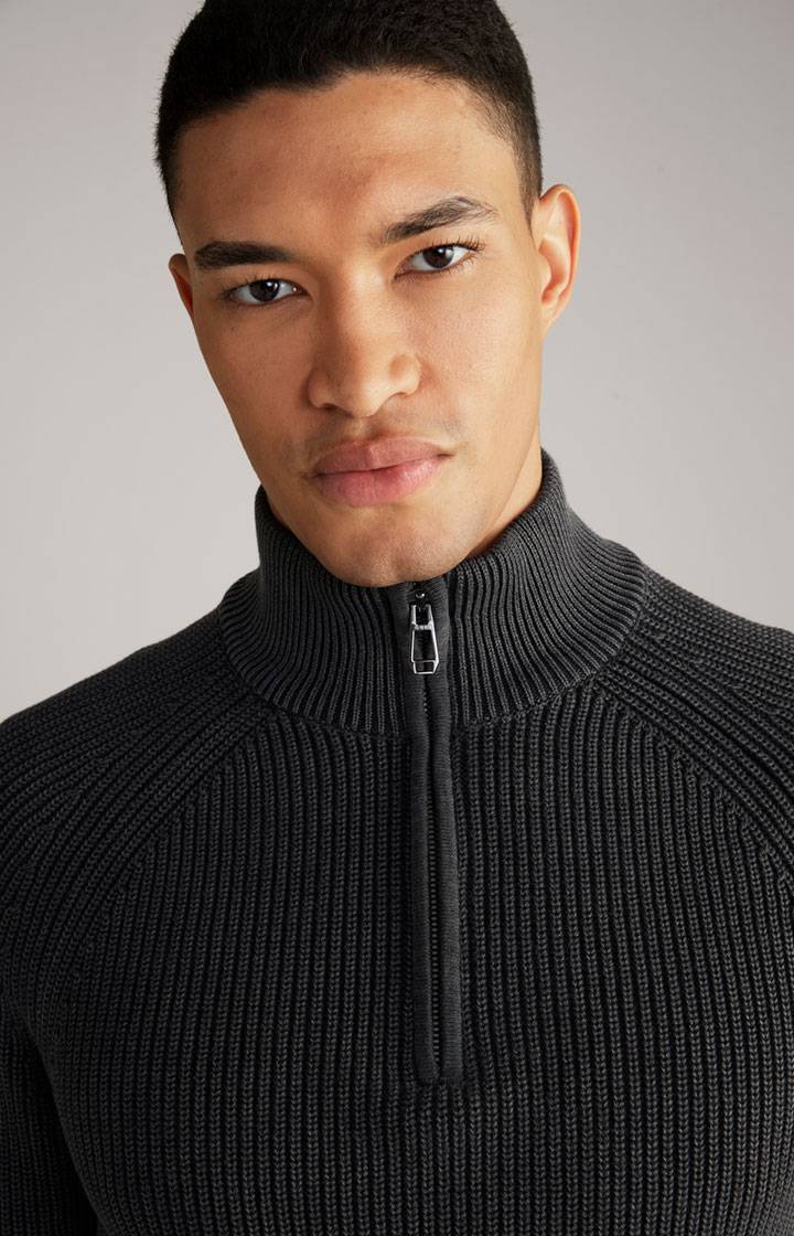 Joop Baumwoll-Pullover Henricus In Schwarz-Grau