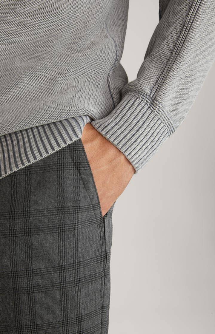 Joop Baumwoll-Pullover Howard In Grau Meliert