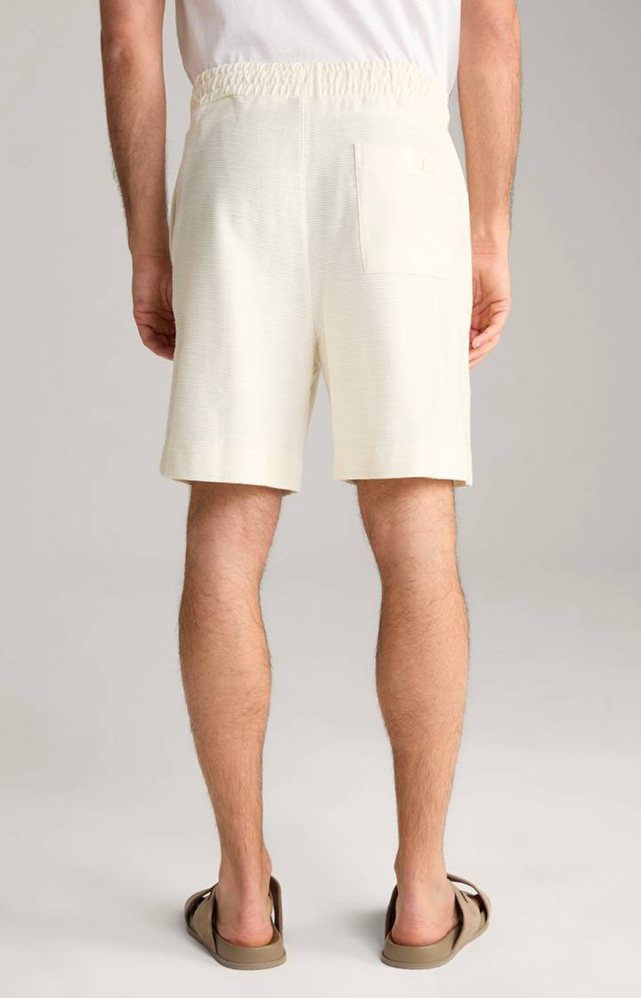 Joop Baumwoll-Shorts Damiano In Creme Strukturiert