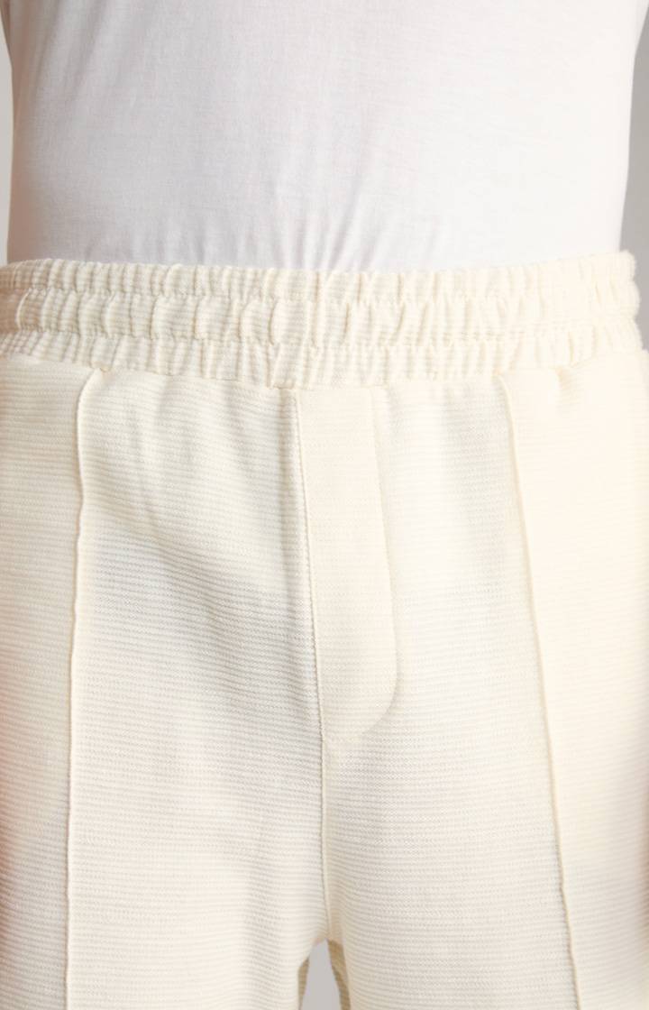 Joop Baumwoll-Shorts Damiano In Creme Strukturiert
