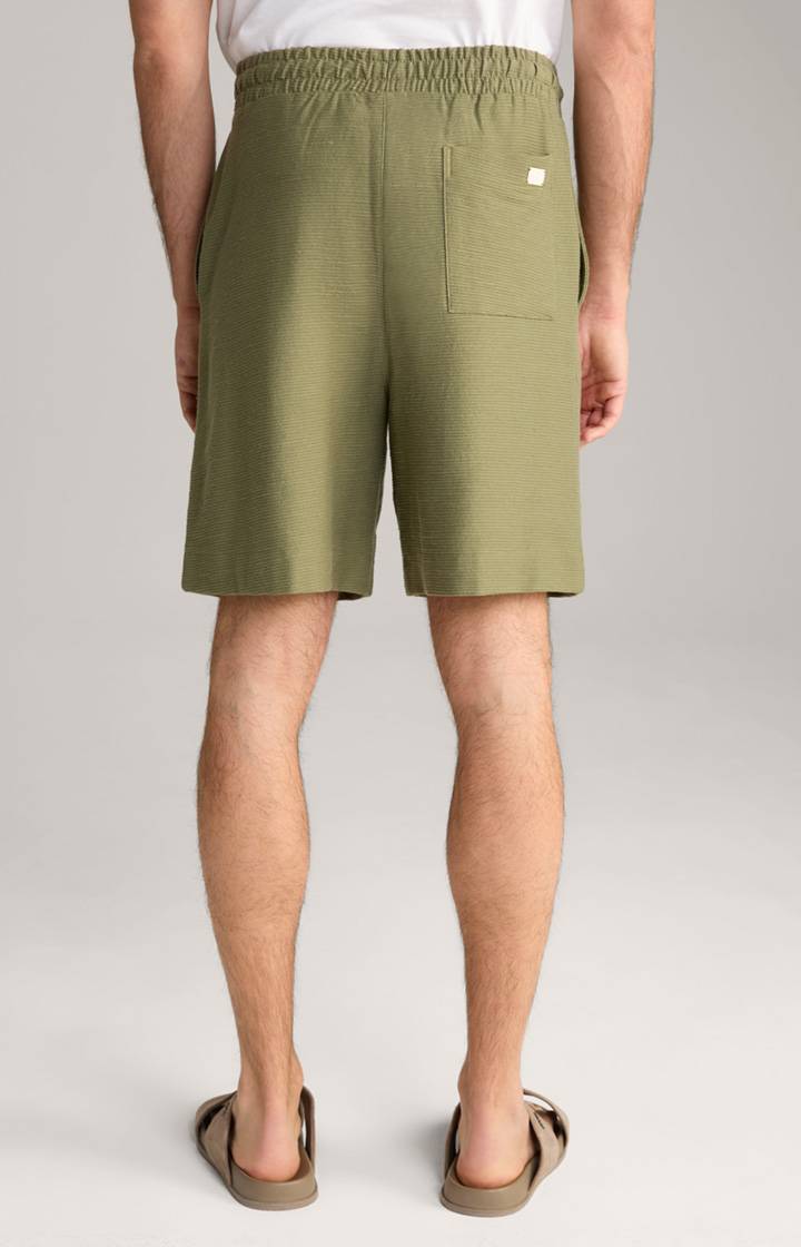 Joop Baumwoll-Shorts Damiano In Oliv Strukturiert