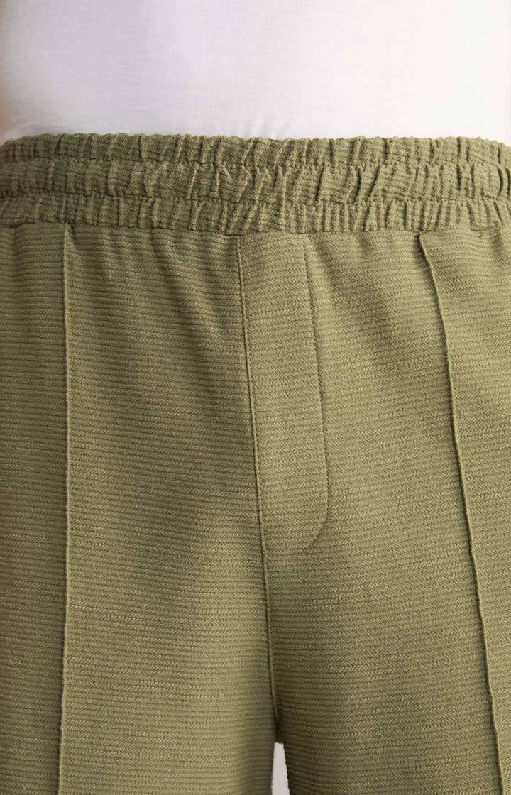 Joop Baumwoll-Shorts Damiano In Oliv Strukturiert