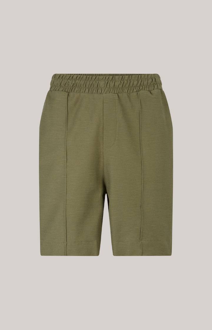 Joop Baumwoll-Shorts Damiano In Oliv Strukturiert