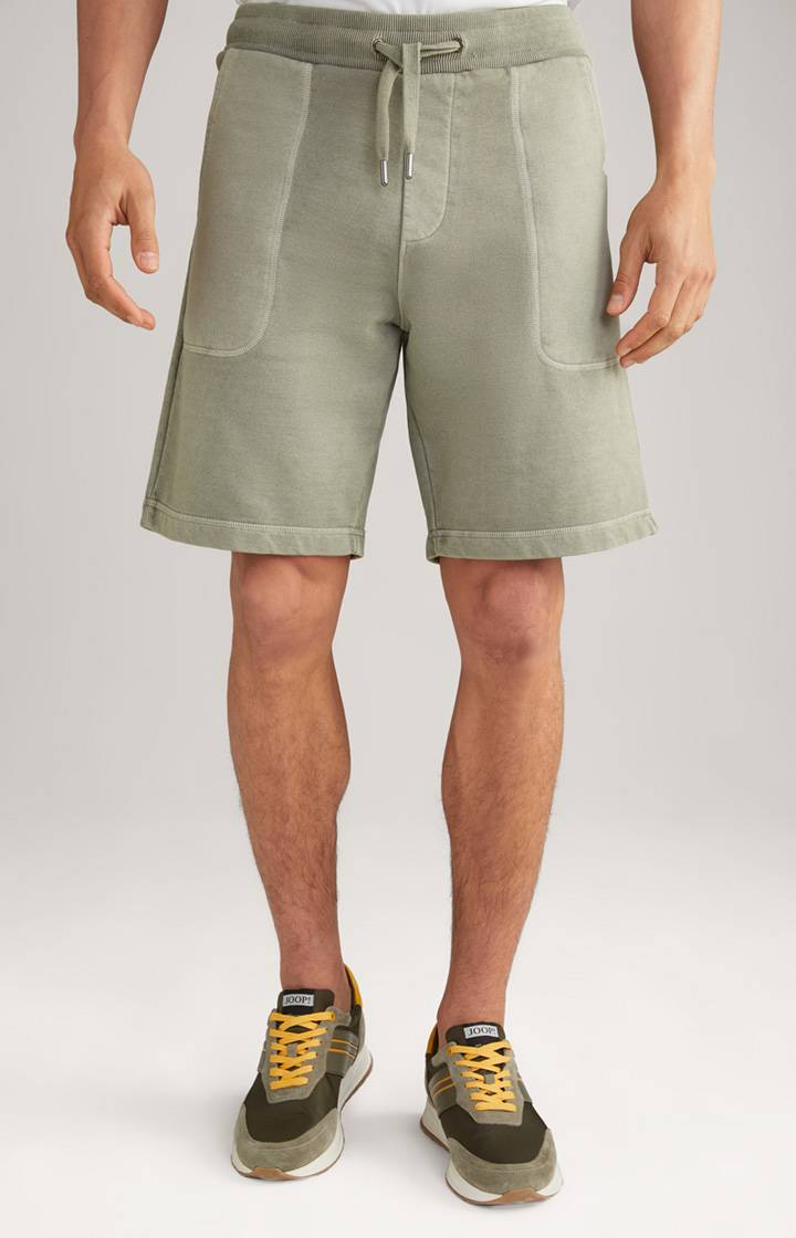 Joop Baumwoll-Sweat-Shorts Senan in Grün