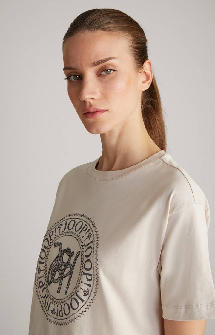 Joop Baumwoll-T-Shirt In Beige