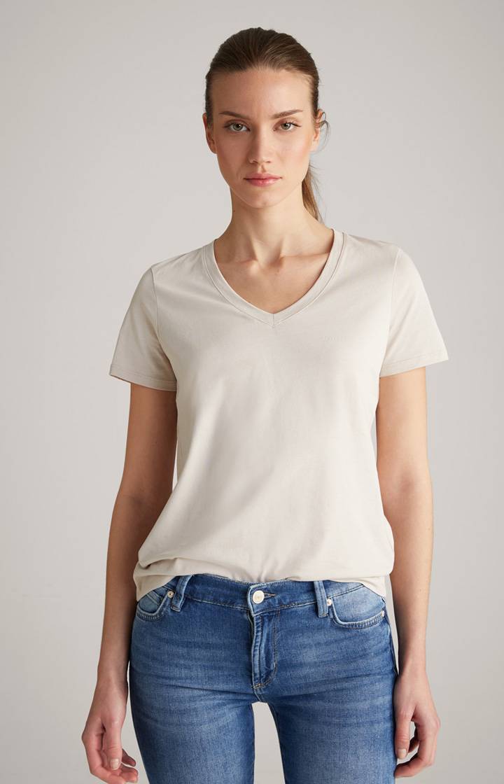 Joop Baumwoll-T-Shirt in Beige