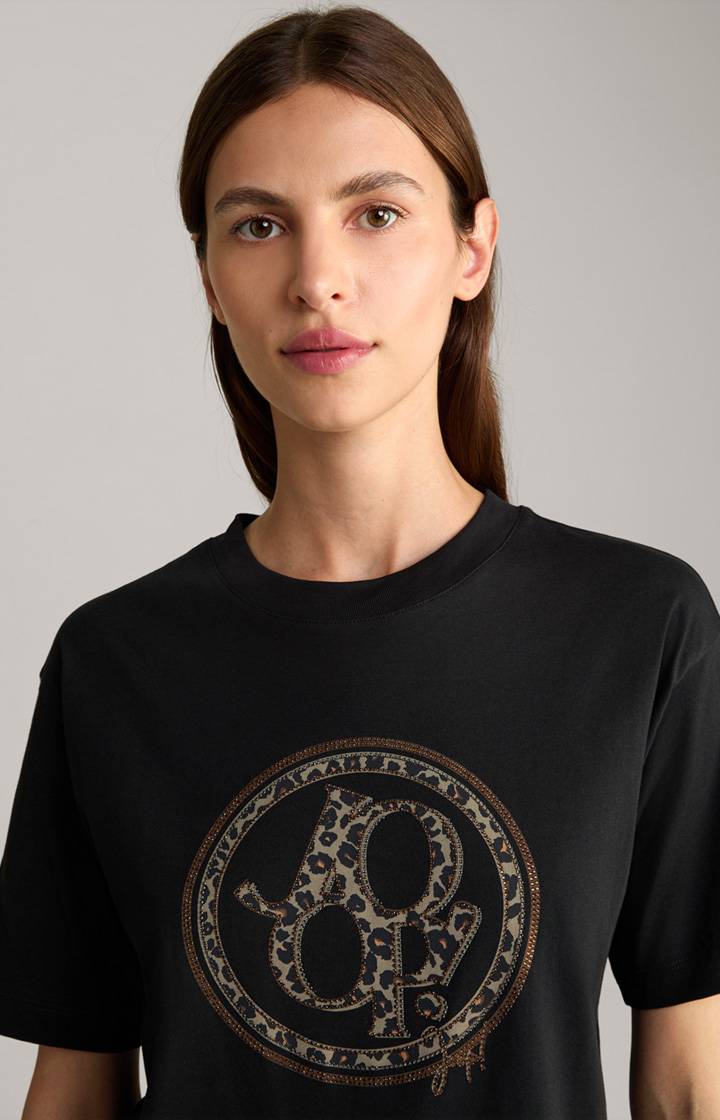 Joop Baumwoll-T-Shirt In Schwarz