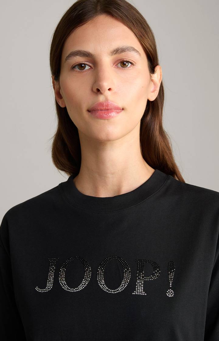 Joop Baumwoll-T-Shirt In Schwarz