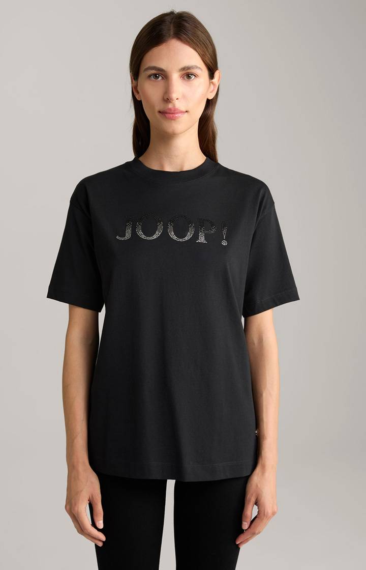 Joop Baumwoll-T-Shirt in Schwarz