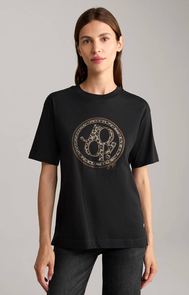 Joop Baumwoll-T-Shirt in Schwarz