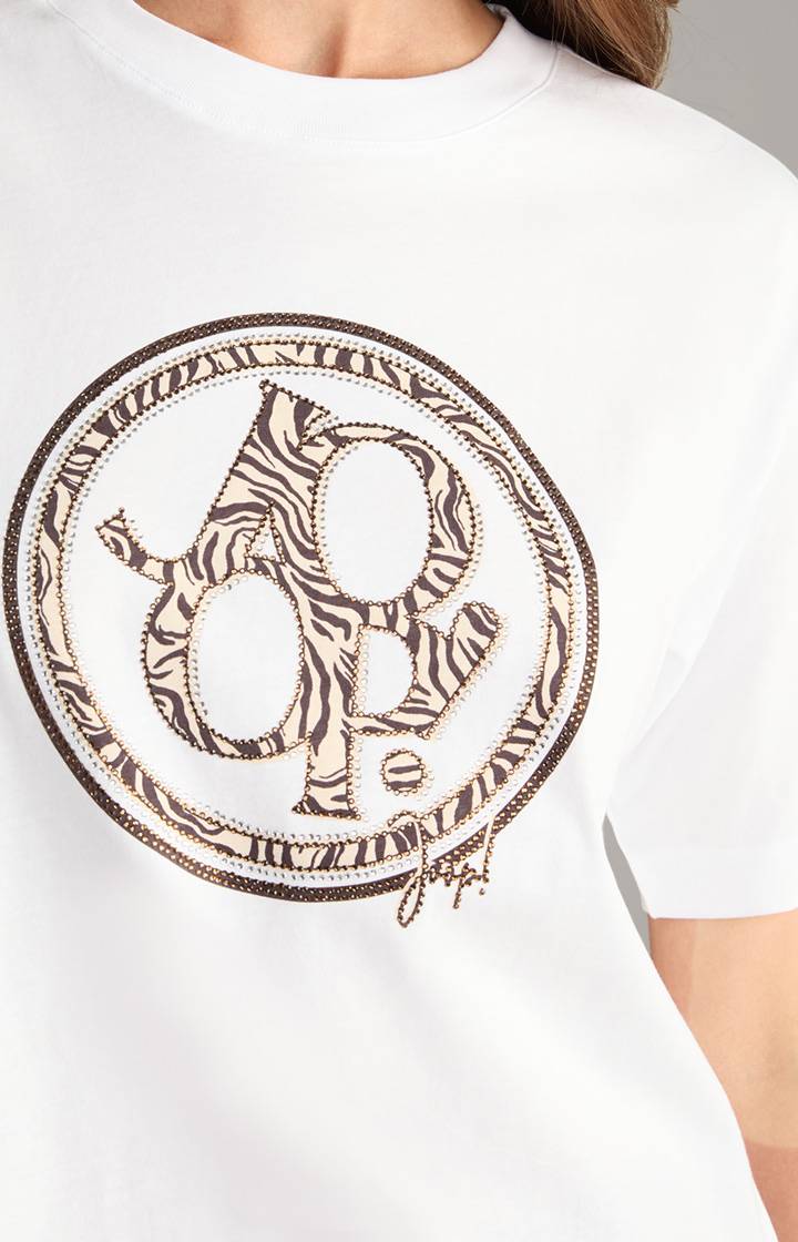 Joop Baumwoll-T-Shirt In Weiß