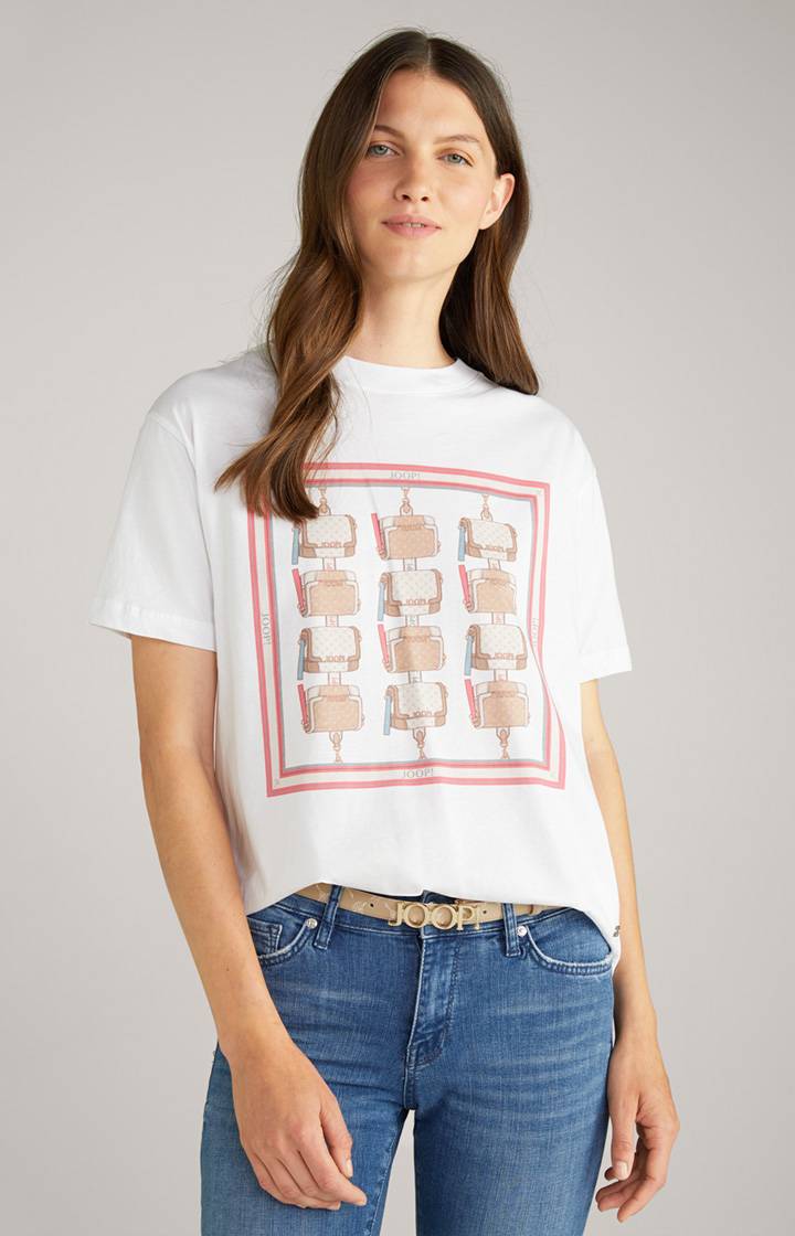 Joop Baumwoll-T-Shirt in Weiß