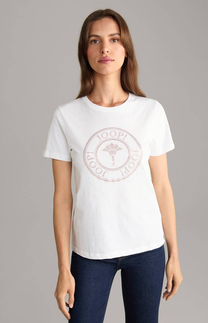Joop Baumwoll-T-Shirt in Weiß
