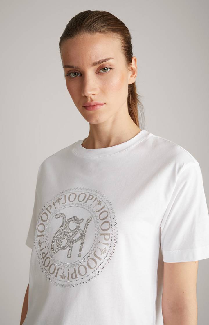 Joop Baumwoll-T-Shirt In Weiß
