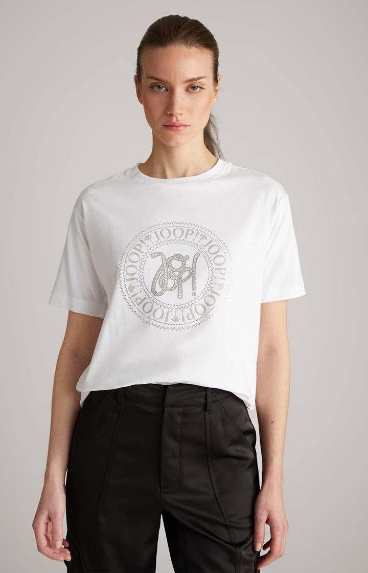 Joop Baumwoll-T-Shirt in Weiß