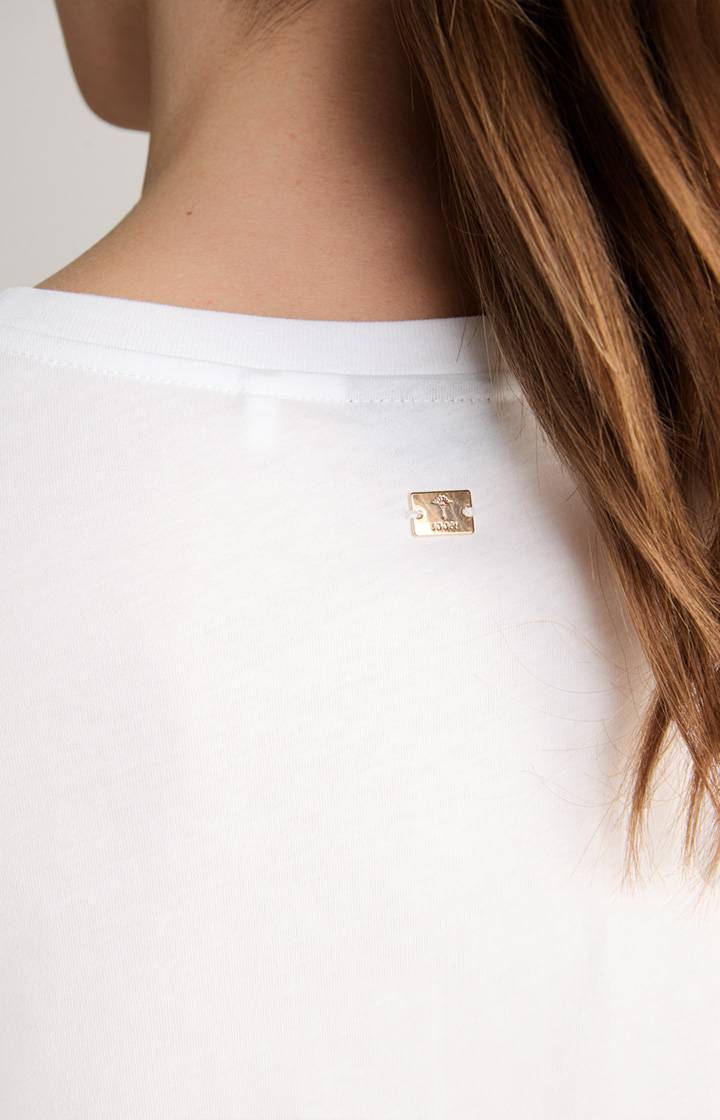 Joop Baumwoll-T-Shirt In Weiß/Blau