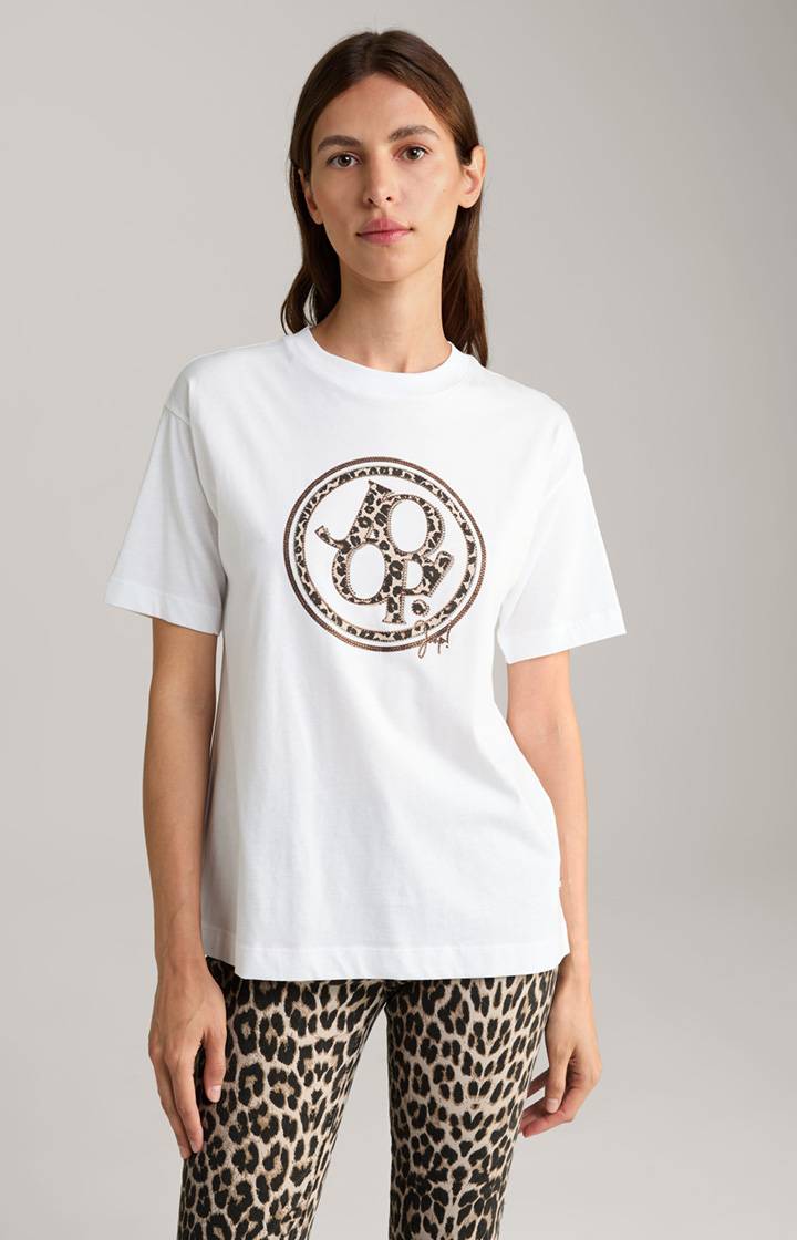 Joop Baumwoll-T-Shirt in Weiß