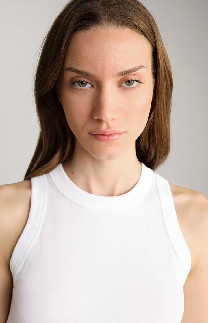 Joop Baumwoll-Tanktop In Weiß