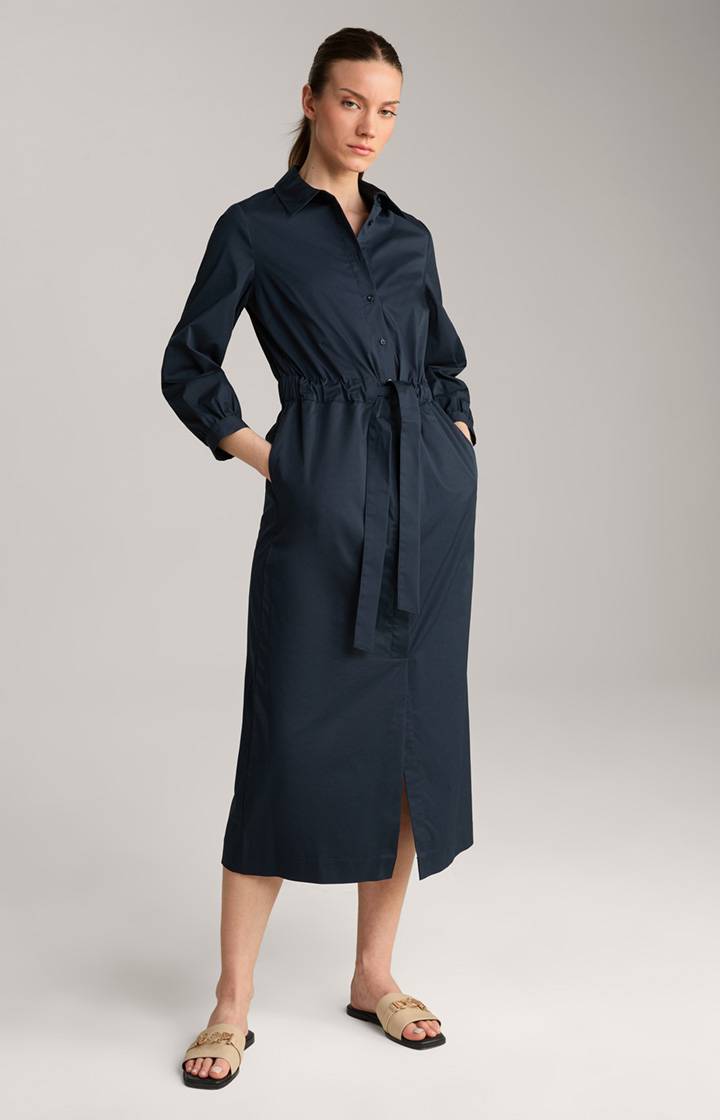 Joop Baumwollmix-Kleid In Navy