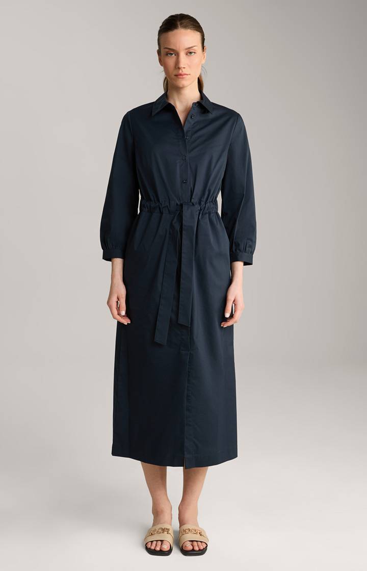 Joop Baumwollmix-Kleid in Navy